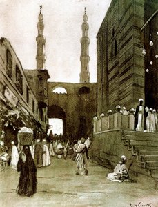 Bab El Fetouh, Caïro, Egypte, 1928 door Louis Cabanes