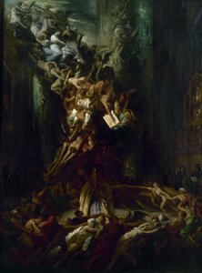 De ronde van de sabbat, ca. 1861 door Louis Candide Boulanger