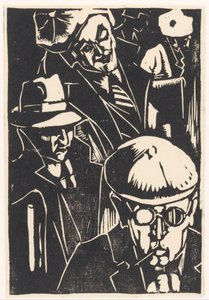 Voorbijgangers door Louis Cardinaals (signed by artist)