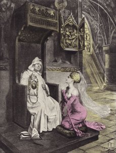 De Dame en de Monnik, Derde Dag, Derde Verhaal door Louis Chalon