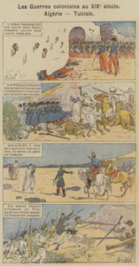 De koloniale oorlogen in de 19e eeuw, Algerije, Tunesië door Louis Charles (after) Bombled