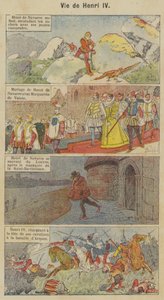 Leven van Hendrik IV door Louis Charles (after) Bombled