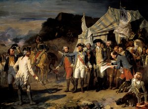 Het Beleg van Yorktown door Louis Charles Auguste Couder