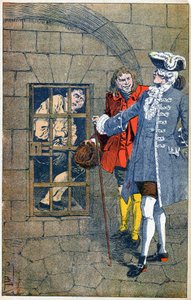 Een gevangenis onder de Regence door Louis Charles Bombled