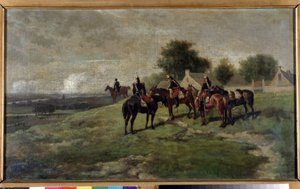 Cuirassiers door Louis Charles Bombled