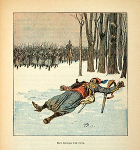 Heroïsche dood van een turco in december 1870, privécollectie door Louis Charles Bombled