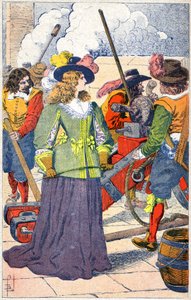 La Fronde: la Grande Mademoiselle door Louis Charles Bombled