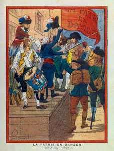 De Grote Dagen van het Stadhuis van Parijs door A. Mercier, geïllustreerd door Louis Bombled: Op 22 juli