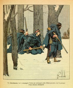 Januari 1871, een detachement van de Viette Compagnie werd in een hinderlaag gelokt nabij Herimoncourt