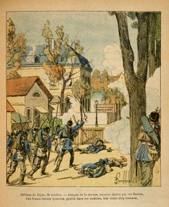 Het Oostelijke Leger van Eugene Sergeant, bekend als Grenest, geïllustreerd door Louis Bombled (1862-1927) (Frans-Duitse Oorlog; campagne van 1870-1871): Verdediging van Dijon op 30 oktober