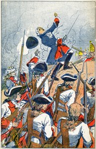 Het Franse leger tegenover de Russen bij het beleg van Gdansk