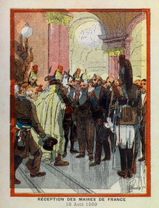 De grote dagen van het stadhuis van Parijs door A. Mercier, geïllustreerd door Louis Bombled (1862-1927): 18 augustus door Louis Charles Bombled