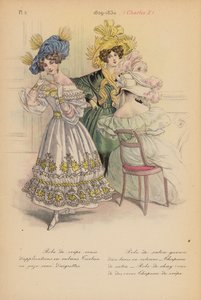 Franse mode: 1829-1830, Charles X door Louis Colas