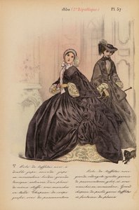 Franse mode: 1850, 2e Republiek door Louis Colas