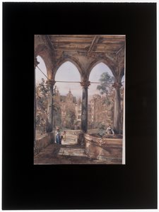 De binnenplaats van het kasteel van Heidelberg