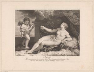 Jupiter en Danaë door Louis Desplaces