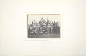 Kerk van St. Marc in Venetië door Louis Désiré Blanquart Evrard