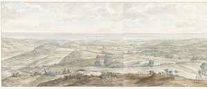 Panorama vanaf Collis Minervalis (Voyage en Italie, en Sicile et à Malte - 1778)