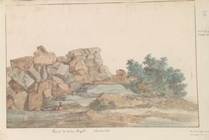 Resten van Zeus Olympus tempel bij Agrigento