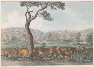 Ruïne van Castor en Pollux tempel binnen muren van oude Agrigento