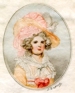 Portret van een vrouw, 18e eeuw door Louis Dupont