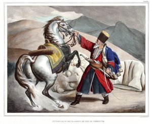 Een Tartaar en fragmenten van de leeuw van Cheronnee. in 