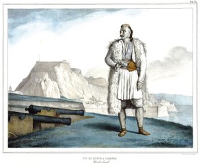 Een Suliote op Corfu, Nicolo Pervoli, in 