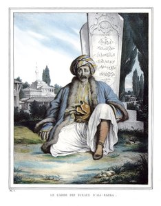 De bewaarder van de zegels van Ali Pasha de Janina (1741-1822), in 