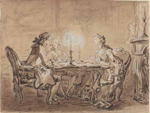 Een Kaartspel door Louis Durameau