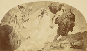 Orpheus en Eurydice door Louis Emile Durandelle