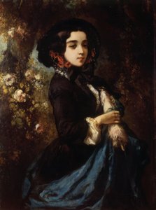 Portret van een dame, ca. 1860-65 (olieverf op doek)