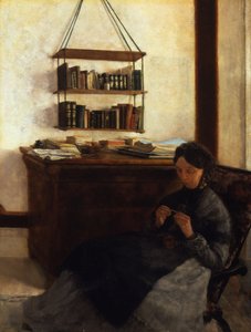 De moeder van de kunstenaar, 1877 door Louis Eysen