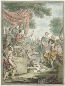Pompeius laat de brieven van Sertorius verbranden
