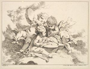 Aarde door Louis Felix de la Rue