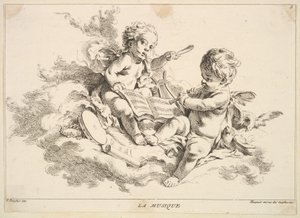 Muziek door Louis Felix de la Rue