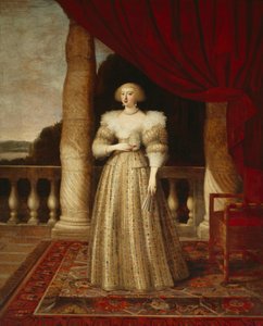 Anna van Oostenrijk door Louis Ferdinand (c.1612 89) Elle