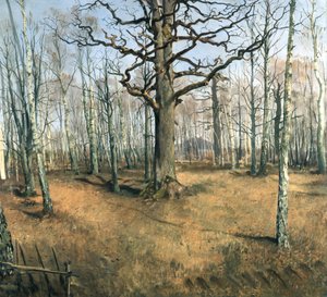 Wermsdorf Bos, 1859 door Louis Ferdinand von Rayski