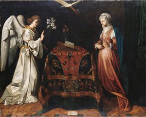 Annunciatie door Louis Finsonius or Finson