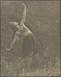[Danseres in het veld] door Louis Fleckenstein