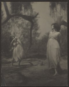 [Dansers in de tuin].