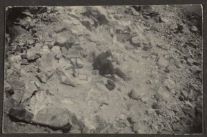 [Figuur op rotsen]. door Louis Fleckenstein