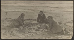 [Figuren op een strand]. door Louis Fleckenstein