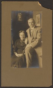 [Portret van Fleckenstein en zijn vrouw]. door Louis Fleckenstein