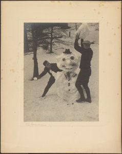 De sneeuwpop door Louis Fleckenstein
