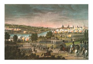 Slag bij Dresden, 26 augustus 1813 door Louis Francois Couche