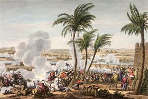 De slag bij de piramides, Egypte, 3 Thermidor, Jaar 6, 21 juli 1798