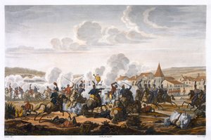 De Dood van Prins Ludwig van Pruisen bij de Slag om Saalfeld, 10 oktober 1806 door Louis Francois Couche