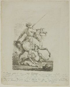 Een Kozak door Louis Francois Lejeune