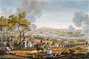 De Slag bij Wagram, Oostenrijk, 7 juli 1809 door Louis Francois Mariage