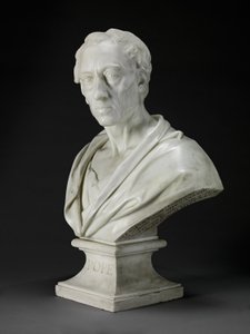 Alexander Pope (1688-1744) 1741 door Louis Francois Roubilliac